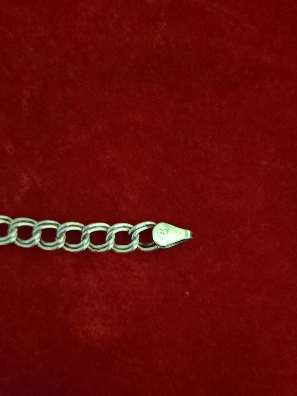 Vintage Sterling Silver Cuban Charm Bracelet - Picture 4 of 13